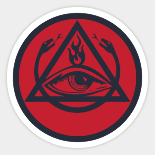 Order of the triad Sticker